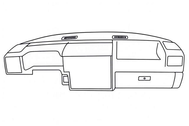 Hartes Armaturenbrett VW T4 - Form