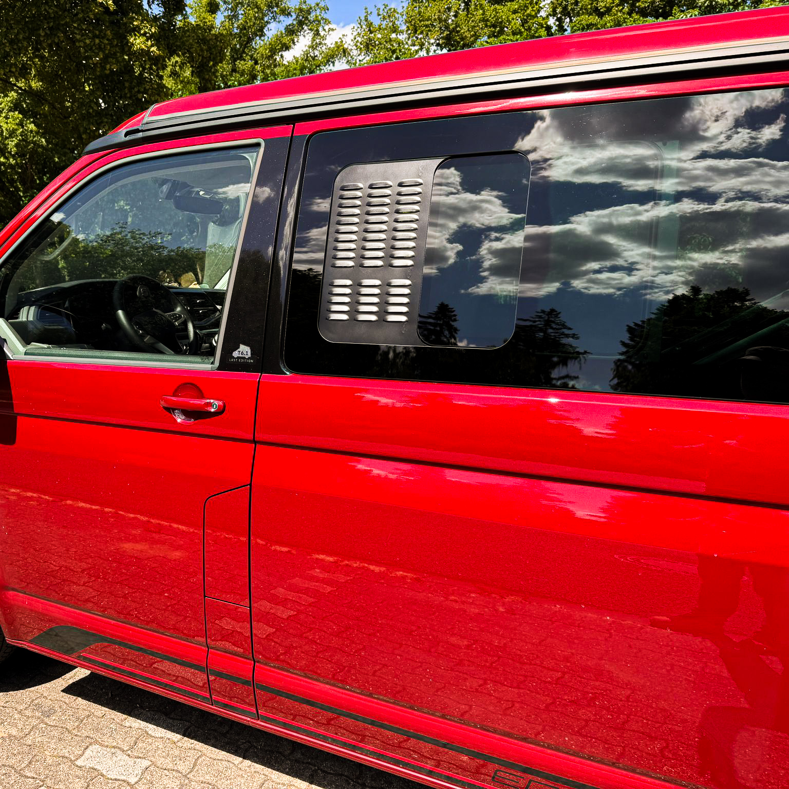 Lüftungsgitter VW T6.1 für das Schiebefenster
