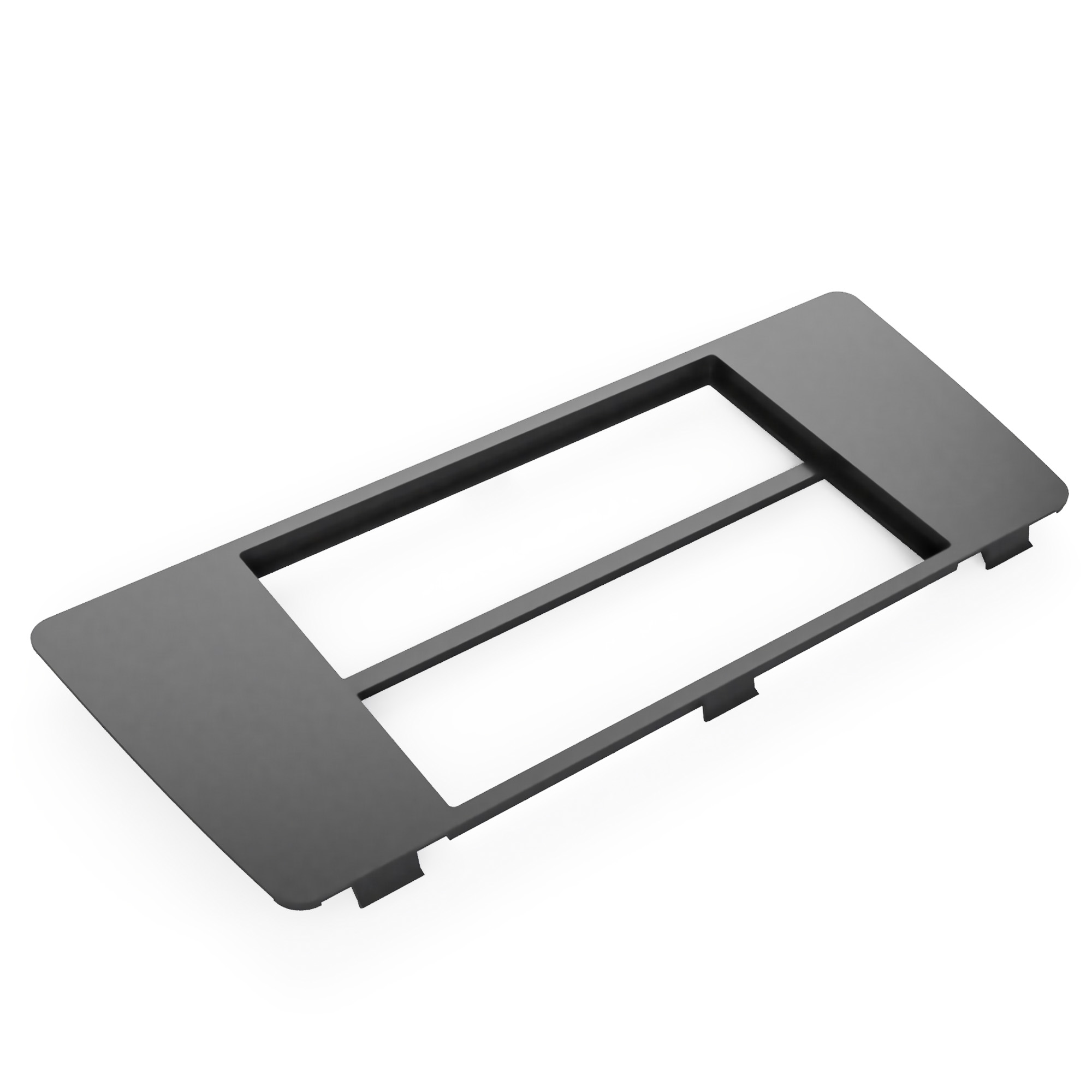 Blende für Ablagefach 2-DIN – große Mittelkonsole, Nachbau, passend für VW T4 Blende Ablagefach 2‑DIN (große Mittelkonsole) – passend für VW T4