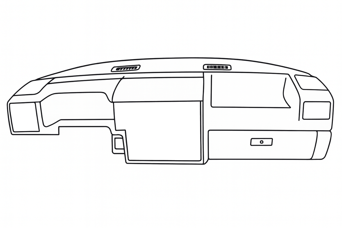 Hartes Armaturenbrett VW T4 - Form
