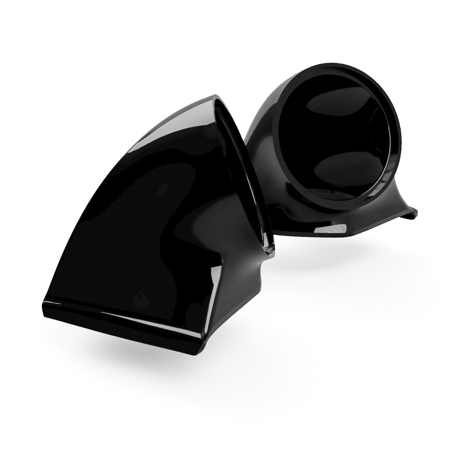 Lautsprecheradapter für das VW T4 Armaturenbrett 100 mm - Set Lautsprecheradapter fur das VW T4 Armaturenbrett 100 mm schwarz-4