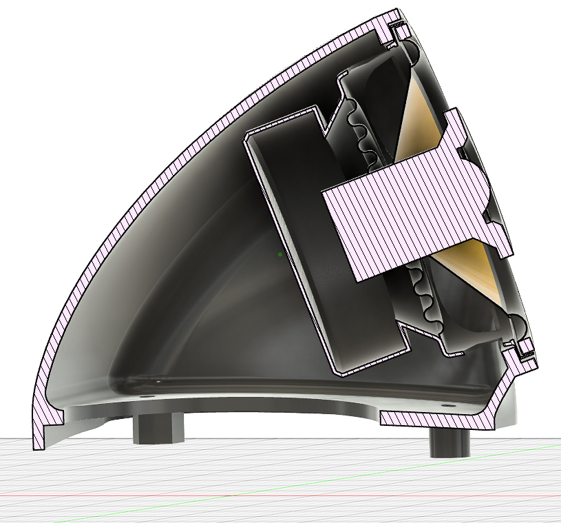 Lautsprecheradapter 100 mm – 3D-Druck-Download, passend für VW T4 mit hartem Armaturenbrett Download Lautsprecheradapter 100 mm – passend für VW T4