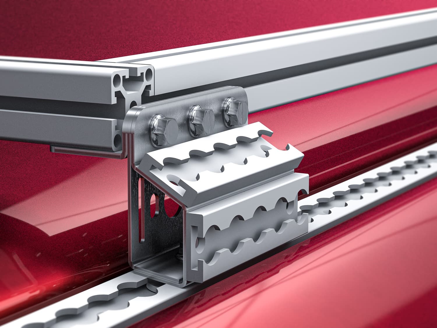 Offroadgrip mit Bosch Systemprofil 40x40 Offroadgrip mit Bosch Systemprofil 40x40