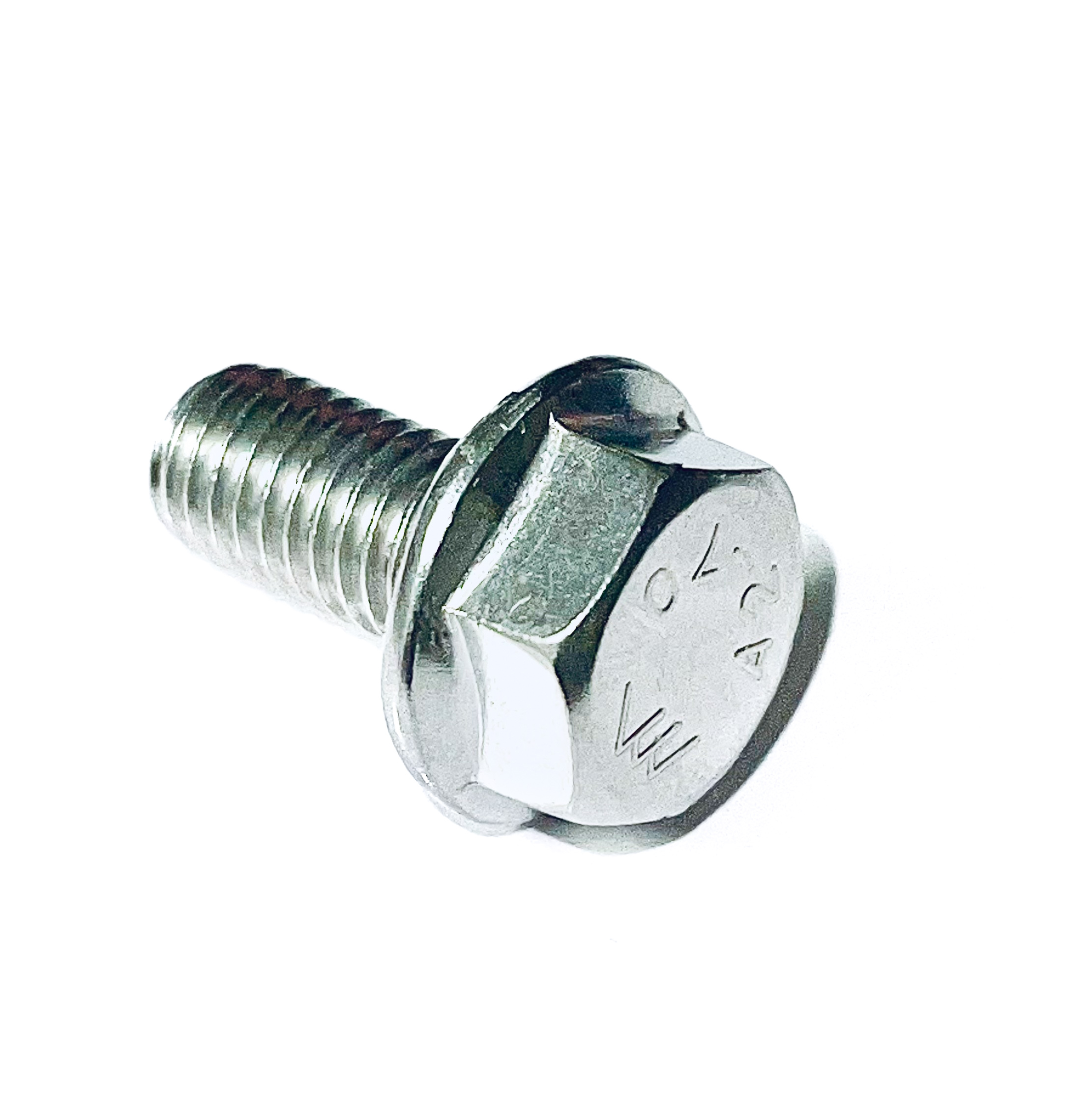 Sechskantschrauben mit Flansch und Sperrverzahnung, M8X16 aus A2 Edelstahl Sechskantschrauben mit Flansch und Sperrverzahnung, M8X16 aus A2 Edelstahl