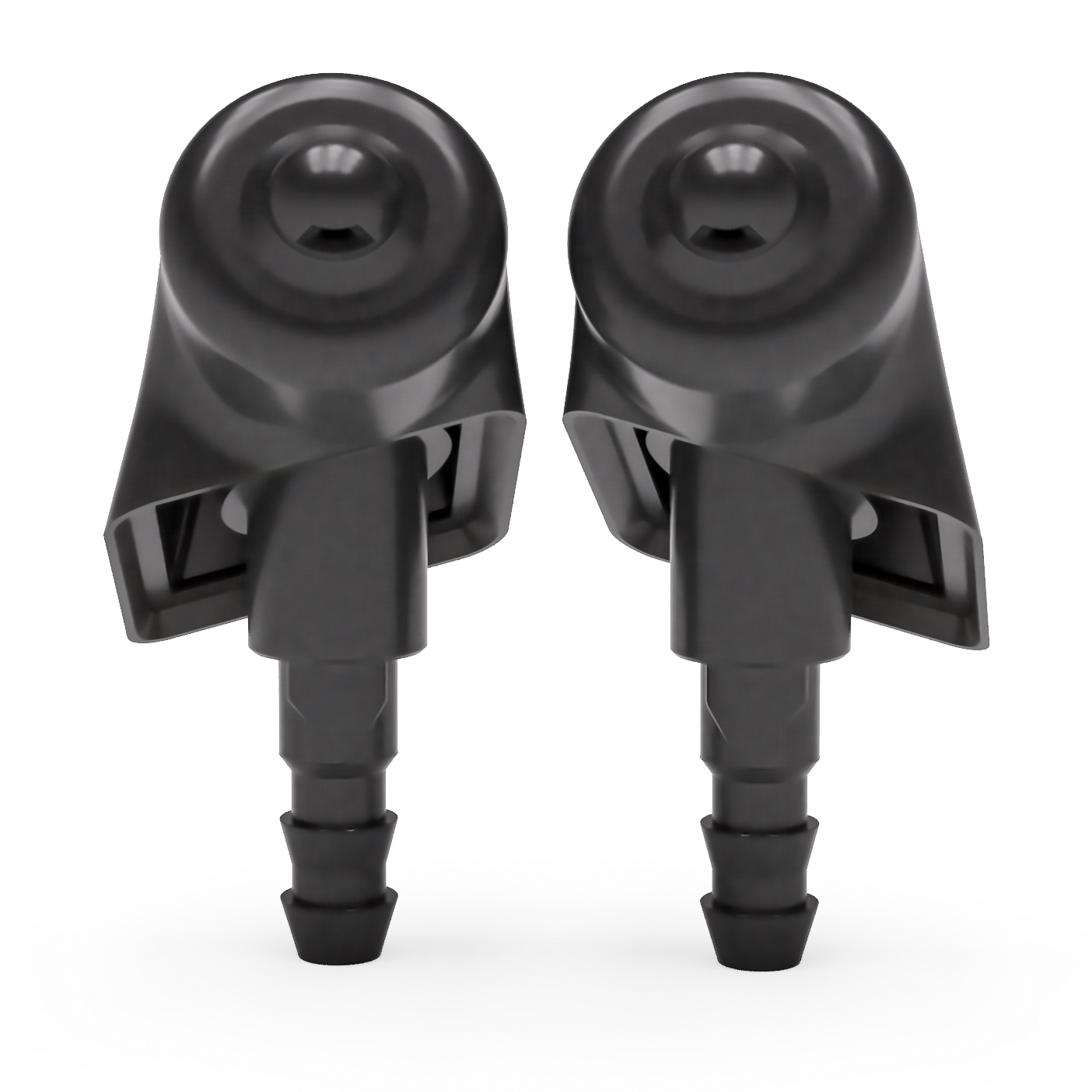 Neu im Shop: Scheinwerfer-Wischwasserdüsen für den VW T4 – jetzt im SLA-Druck gefertigt! Wischwasserdüsen Doppelstrahl für VW T4 Vorderansicht