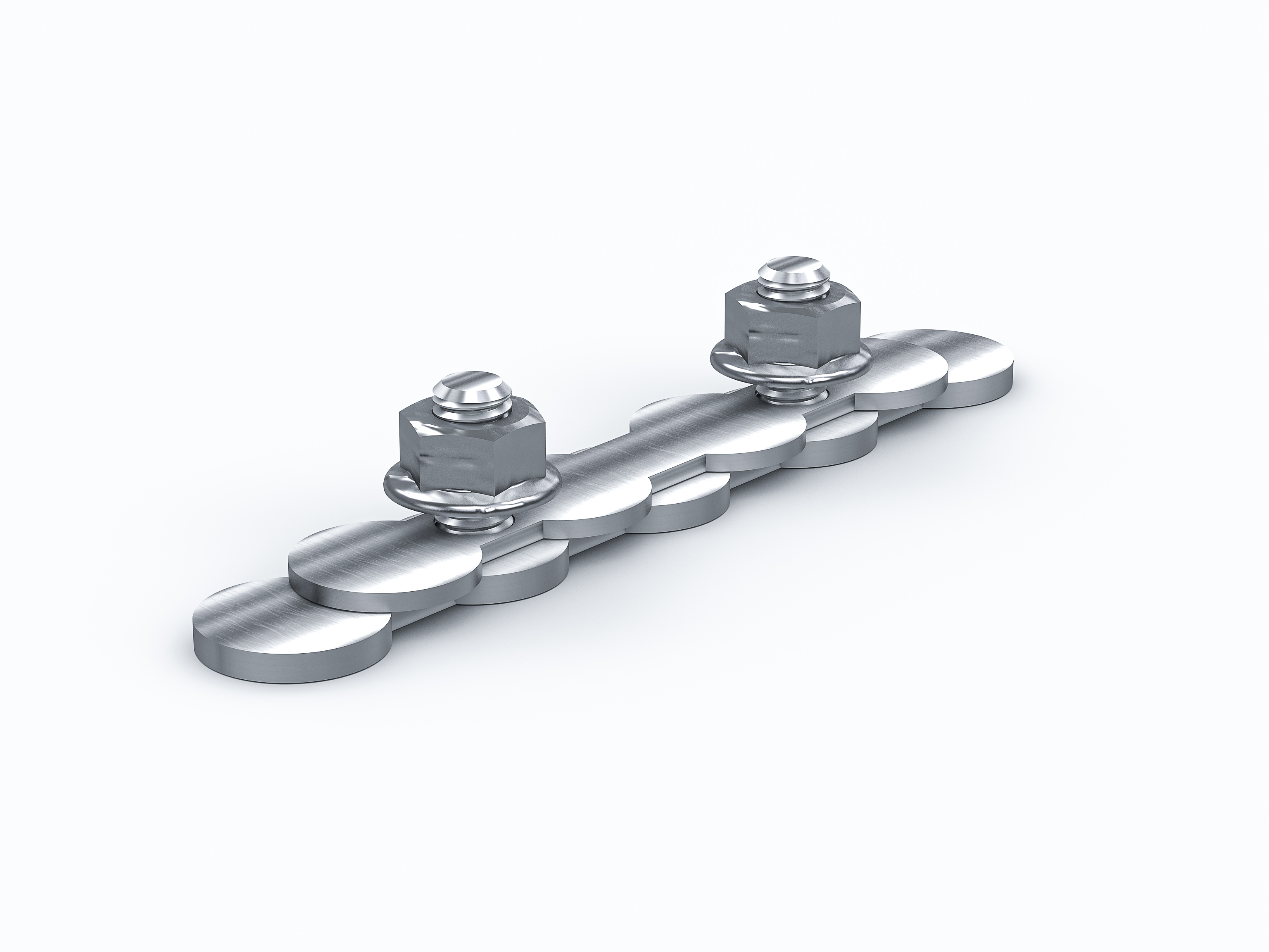 Offroadgrip - Nutbrille mit 2 x M8 Stehbolzen aus Edelstahl für Airlineschiene 25,4 mm Offroadgrip - Nutbrille mit 2 x M8 Stehbolzen aus Edelstahl für Airlineschiene 25,4 mm