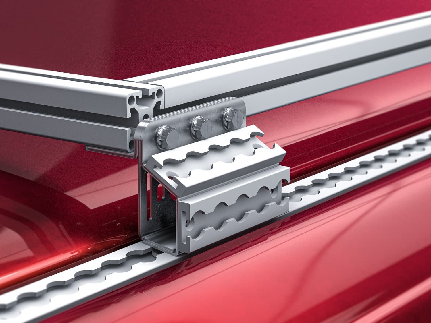 Offroadgrip mit Bosch Systemprofil 40x40 Offroadgrip mit Bosch Systemprofil 40x40