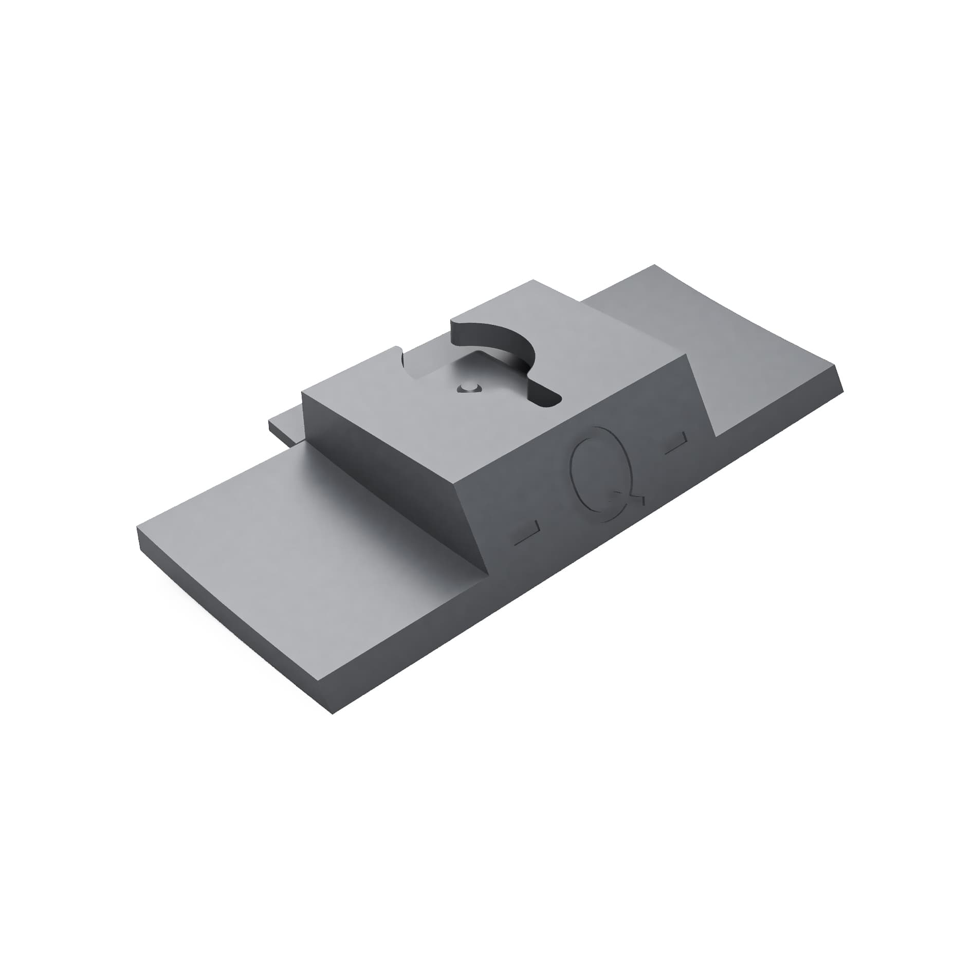 Plastik Halter für Verkleidung Schiebetür Q Plastik Halter für Verkleidung Schiebetür Q