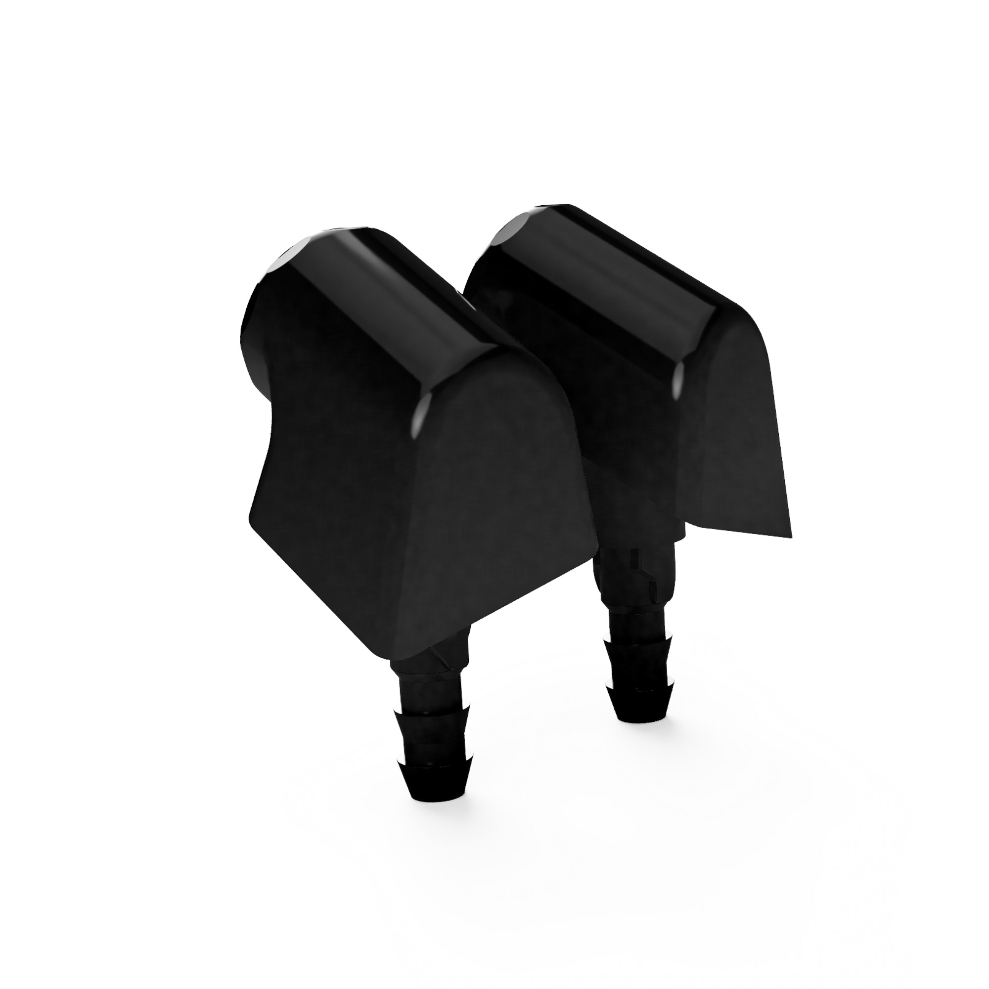 Originalgetreue Nachbau-Düsen für VW T4 Transporter 2er Pack VW T4 Düsenpaar für Scheinwerferreinigungsanlage seitlich